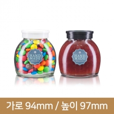 유리병 수제청병  다용도타원250ml(A) T플라스틱마개 58파이  50개