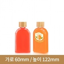 [대나무 우드마개] 페트병 B타입 납작페트150ml 24파이 100개(A)