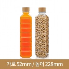 (대나무우드마개) 30파이 그립 500ml 생수사각신형(A) 176개