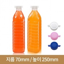 (나비마개)페트병 신형 900ml 생수사각(A)-30파이 105개